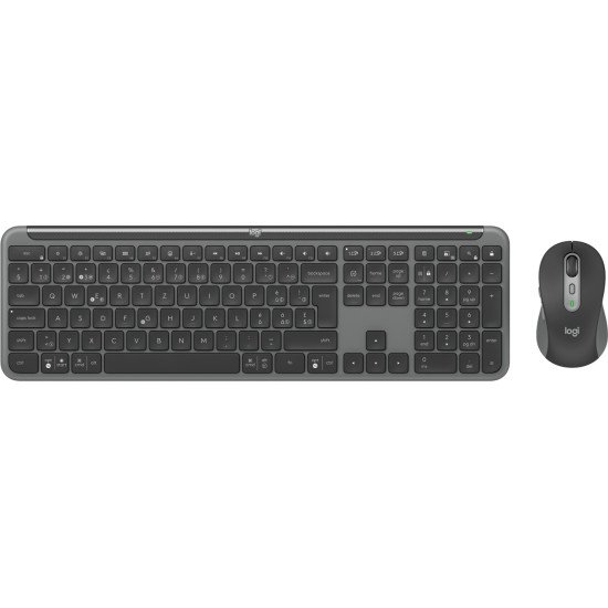 Logitech MK950 Signature for Business clavier Souris incluse Bureau RF sans fil + Bluetooth QWERTZ Suisse Graphite