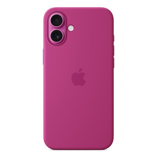 Apple Coque en silicone avec MagSafe pour iPhone 16 Plus - Fuchsia