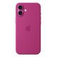 Apple Coque en silicone avec MagSafe pour iPhone 16 Plus - Fuchsia