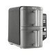 Ninja SL400EU friteuse Double 9,5 L 2470 W Friteuse d'air chaud Noir, Gris