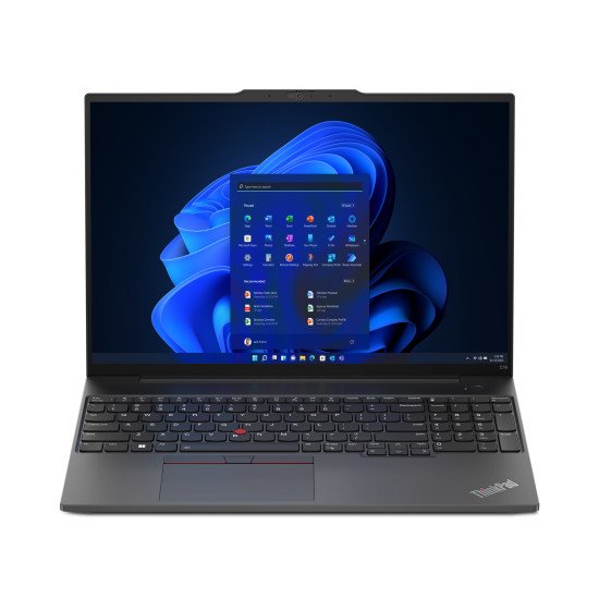 Lenovo ThinkPad E16 AMD Ryzen™ 5 7430U Ordinateur portable 40,6 cm (16") WUXGA 16 Go DDR4-SDRAM 512 Go SSD Wi-Fi 6 (802.11ax) Windows 11 Pro Noir