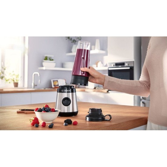 Bosch VitaPower MMB2111M blender 0,6 L Mélangeur de table 450 W Acier inoxydable