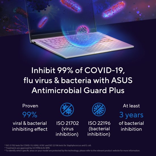 ASUS Vivobook 14 X1404ZA-NK382W Intel® Core™ i5 i5-1235U Ordinateur portable 35,6 cm (14") Full HD 16 Go DDR4-SDRAM 512 Go SSD Wi-Fi 6E (802.11ax) Windows 11 Home Argent