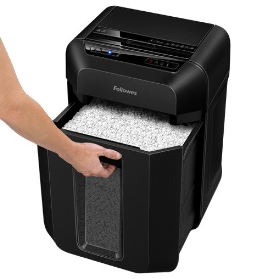 Fellowes AutoMax 90M destructeur de papier Découpage par micro-broyage Noir