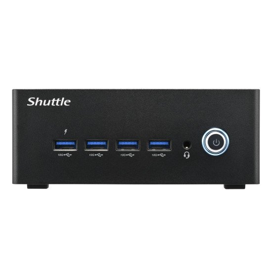 Shuttle Nano PC NA10H7, AMD Ryzen™ 7-8845HS APU, Radeon 780M , 2xHDMI, 2xUSB 4.0 (DP), 2x2.5Gbit LAN, VESA, 24/7