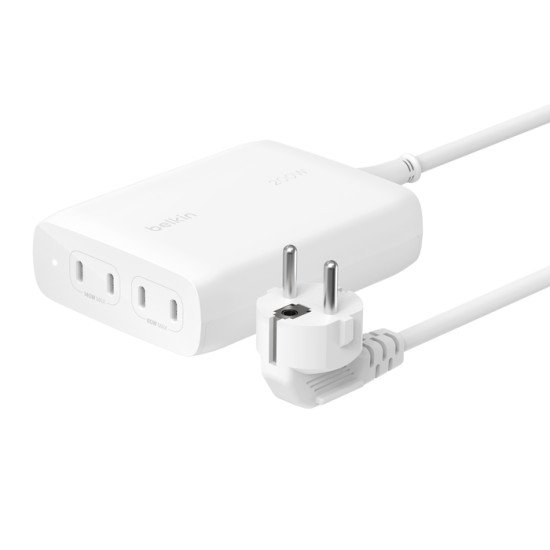 Belkin BoostCharge Pro Ordinateur portable, Smartphone, Tablette Blanc Secteur Charge rapide Intérieure