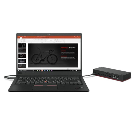 Lenovo ThinkPad Universal USB-C Dock (4 units) Avec fil USB 3.2 Gen 1 (3.1 Gen 1) Type-C Noir