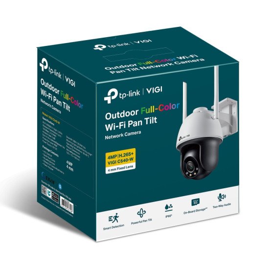 TP-Link VIGI C540-W V1 Tourelle Caméra de sécurité IP Intérieure et extérieure 2560 x 1440 pixels Plafond/mur