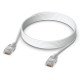 Ubiquiti UACC-Cable-Patch-EL-3M-W câble de réseau Translucide, Blanc Cat6