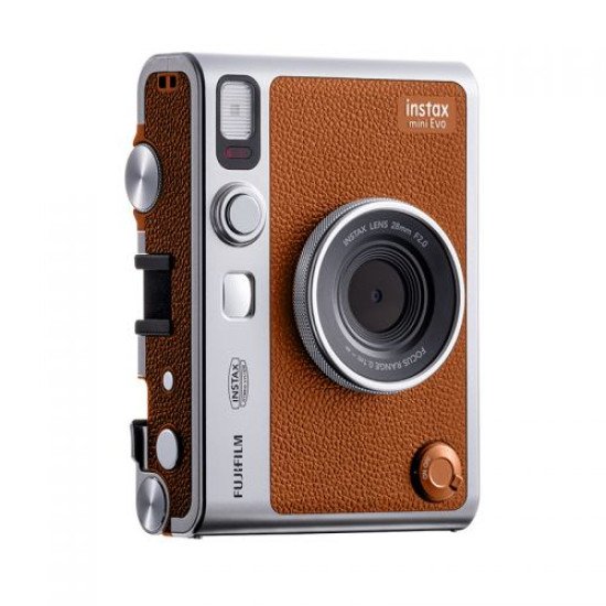 Fujifilm Instax Mini Evo CMOS 1/5" 2560 x 1920 pixels Marron, Argent