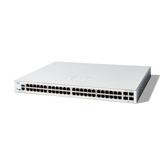 Cisco C1300-48T-4X commutateur réseau Géré L2/L3 Gigabit Ethernet (10/100/1000) Blanc