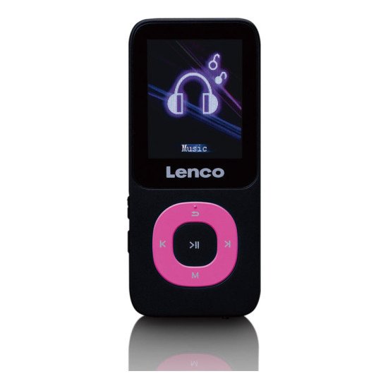 Lenco Xemio-659PK Lecteur MP3 4 Go Noir, Rose