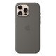 Apple Coque en silicone avec MagSafe pour iPhone 16 Pro Max - Gris minéral