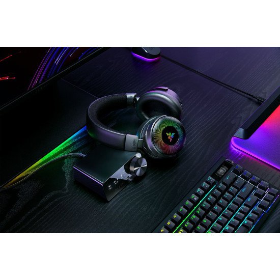 Razer Kraken V4 Pro Casque Avec fil &sans fil Arceau Jouer USB Type-A Bluetooth Noir