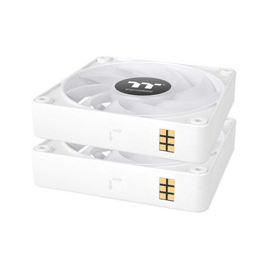 Thermaltake CL-F190-PL12SW-A système de refroidissement d'ordinateur Boitier PC Ventilateur 12 cm Blanc 3 pièce(s)