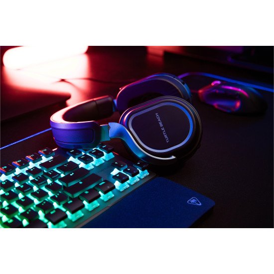 Turtle Beach Casque gaming amplifié multiplateforme sans fil Stealth 700 pour PS5, PS4, PC et mobile - Haut-parleurs 60 mm, microphone avec isolation acoustique par l'IA, Bluetooth, autonomie 80 heures, deux émetteurs - Noir