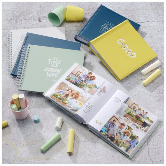 Hama Good Things album photo et protège-page Jaune 200 feuilles 10 x 15 Reliure du livre