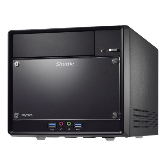 Shuttle XPC cube Barebone SH610R4 - S1700, Intel H610, 1x PCIe X16, 1x PCIe X1, 1x LAN,1x HDMI, 2x DP, 1x VGA 2x 3.5"