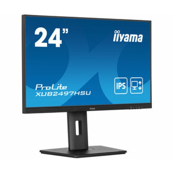 iiyama ProLite XUB2497HSU-B1 écran PC 61 cm (24") 1920 x 1080 pixels Full HD LED Noir