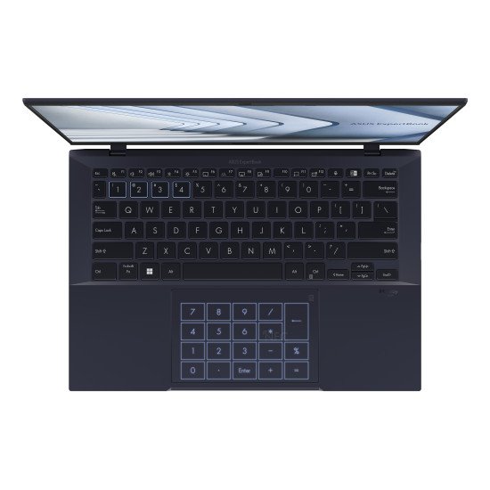 ASUS ExpertBook B9 OLED B9403CVAR-KM0945X Intel Core 7 150U Ordinateur portable 35,6 cm (14") WQXGA+ 32 Go LPDDR5-SDRAM 1 To SSD Wi-Fi 6E (802.11ax) Windows 11 Pro Noir