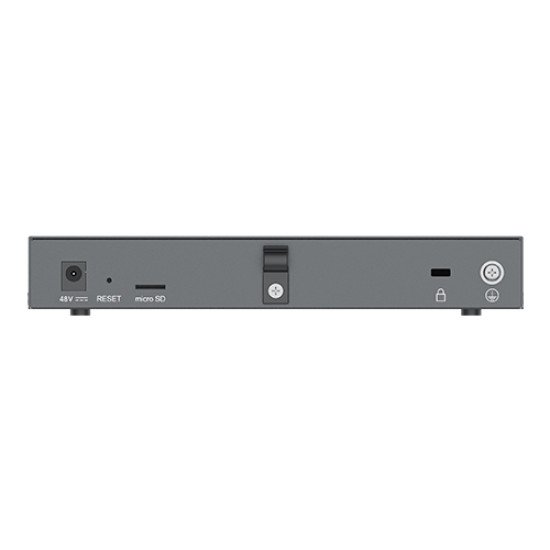 Grandstream Networks GCC6010 commutateur réseau Gigabit Ethernet (10/100/1000) Connexion Ethernet POE Noir, Argent