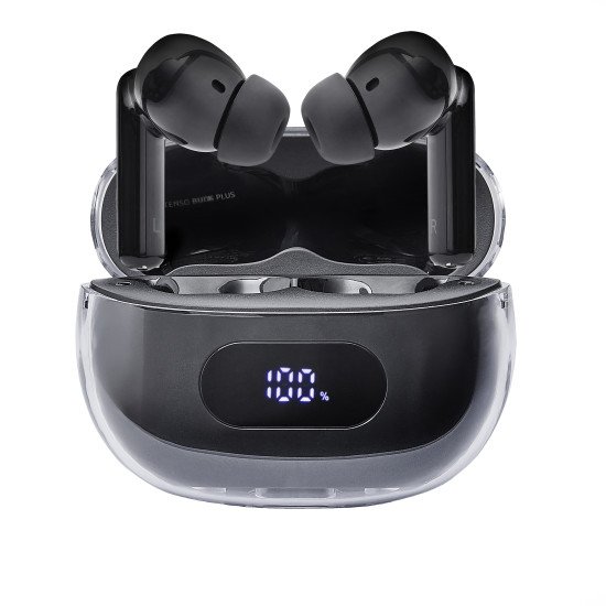 Intenso Buds Earphone Plus T310AE Black Écouteurs True Wireless Stereo (TWS) Ecouteurs Appels/Musique/Sport/Au quotidien USB Type-C Bluetooth Noir