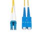 StarTech.com Câble Fibre Optique de 30m Duplex Monomode LC vers SC(UPC) OS2, 9/125µm, 100G, Cordon Fibre Optique, Insensible à la Courbure, Faible Perte d'Insertion, Cordon Patch Fibre LSZH