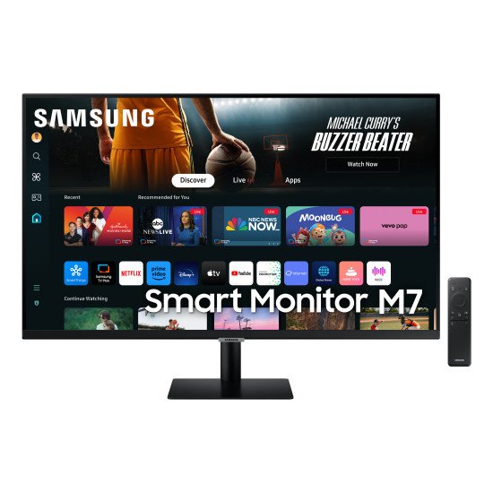 Samsung Smart Monitor M7 M70D écran PC 81,3 cm (32") 3840 x 2160 pixels 4K Ultra HD LED Noir