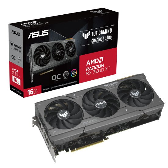 ASUS TUF Gaming TUF-RX7600XT-O16G-GAMING AMD Radeon RX 7600 XT 16 Go GDDR6