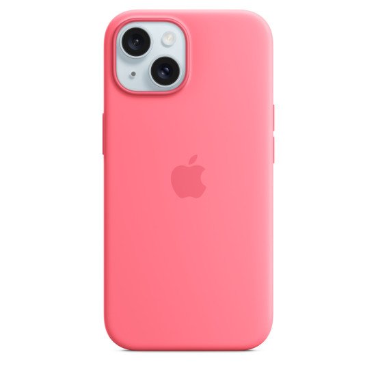 Apple Coque en silicone avec MagSafe pour iPhone 15 - Rose