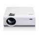 Lenco LPJ-280WH vidéo-projecteur Projecteur à focale standard LCD Blanc