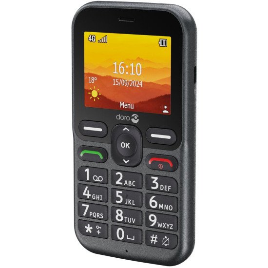 Doro Leva L10 6,1 cm (2.4") 120,7 g Noir Téléphone numérique