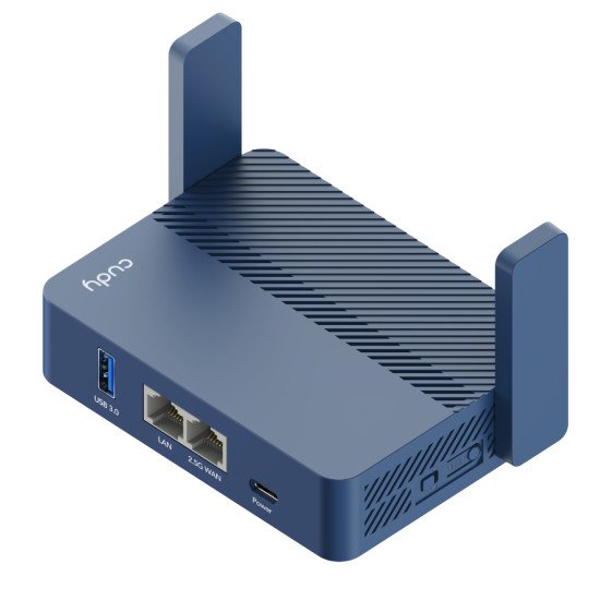 Cudy AX3000 routeur sans fil Gigabit Ethernet Bleu