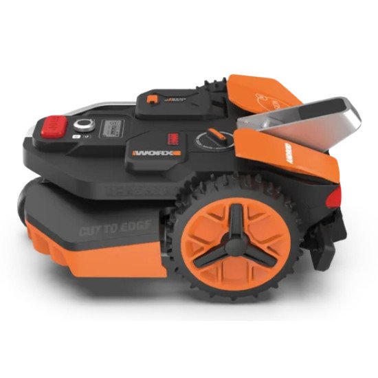 WORX Landroid Vision M600 Tondeuse à gazon robot Batterie Noir, Orange, Rouge, Argent