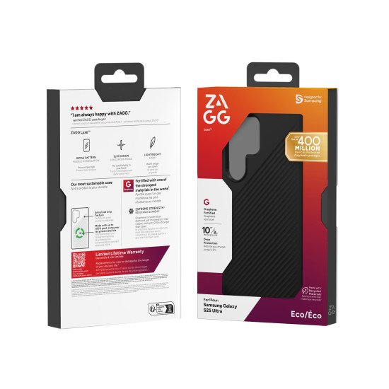 ZAGG Luxe coque de protection pour téléphones portables 17,5 cm (6.9") Housse Noir