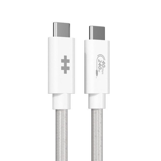 HYPER HyperDrive Next câble USB USB4 Gen 3x2 1,2 m USB C Blanc