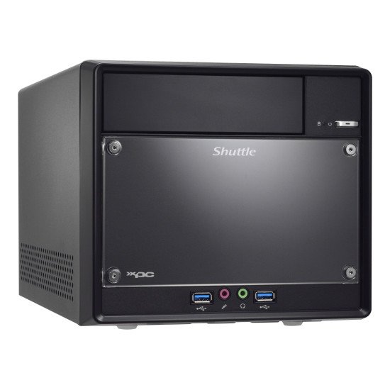 Shuttle XPC cube Barebone SH610R4 - S1700, Intel H610, 1x PCIe X16, 1x PCIe X1, 1x LAN,1x HDMI, 2x DP, 1x VGA 2x 3.5"