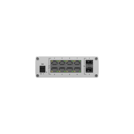 Teltonika TSW200000050 commutateur réseau Non-géré Gigabit Ethernet (10/100/1000) Connexion Ethernet POE Argent