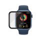 PanzerGlass PzGlss Apple Watch Series 7 44 mm Protecteur d'écran Transparent Verre trempé, Polyuréthane thermoplastique (TPU)