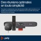 POLY Barre de visioconférence USB Studio R30 et télécommande BT avec station d'accueil HP USB-C G5 (ABB)