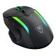 Turtle Beach Kone II Air - Souris gaming RGB ergonomique sans fil, batterie 350 h, capteur optique 26 000 DPI, interrupteurs optiques 100 M de clics, 21 entrées personnalisables, molette 4D Free-Spin - Noir cendre