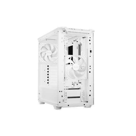 be quiet! Pure Base 501 Blanc | Boîtier PC , Mini ATX / Micro ATX / ATX, 2 ventilateurs Pure Wings 3 140 mm PWM