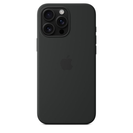 Apple Coque en silicone avec MagSafe pour iPhone 16 Pro Max - Noir