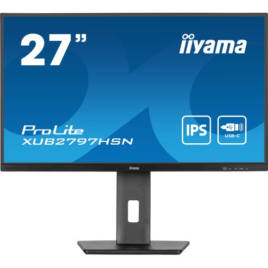 iiyama ProLite XUB2797HSN-B1 écran PC 68,6 cm (27") 1920 x 1080 pixels Full HD LED Noir