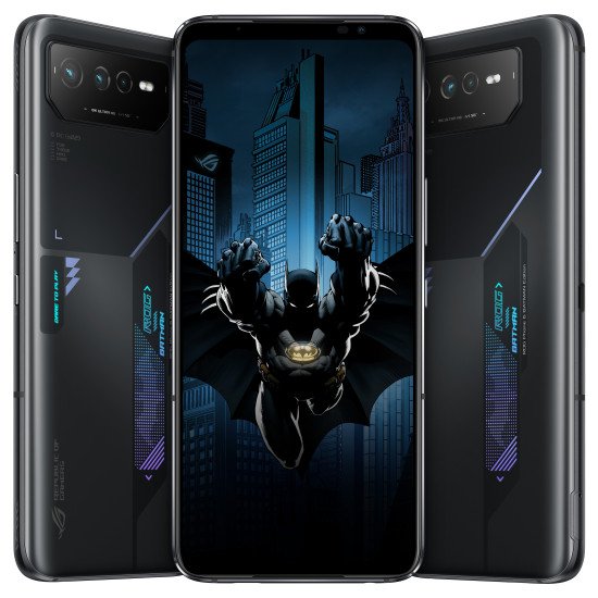 ASUS ROG Phone 6 BATMAN Edition 17,2 cm (6.78") Double SIM Android 12 5G USB Type-C 12 Go 256 Go 6000 mAh Noir