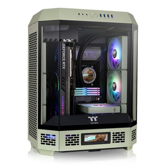 Thermaltake CA-1Z1-00MEWN-00 unité centrale Midi Tower Vert clair