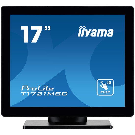 iiyama ProLite T1721MSC-B2 écran PC 43,2 cm (17") 1280 x 1024 pixels SXGA LED Écran tactile Dessus de table Noir