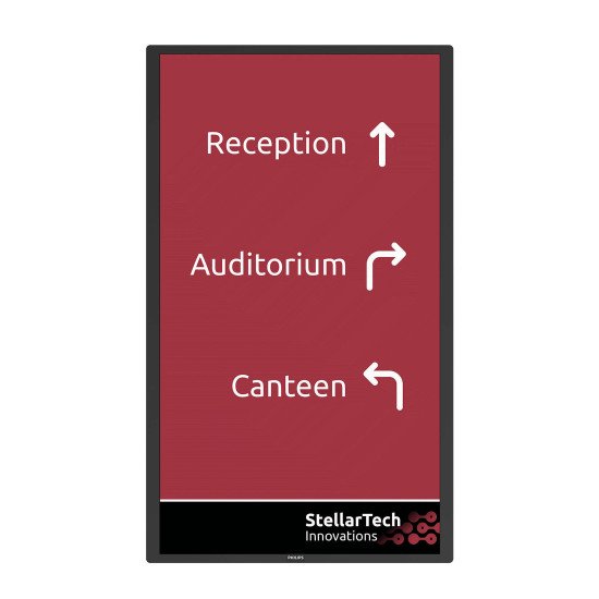 Philips Signage Solutions 32BDL5150I/00 affichage de messages Écran plat de signalisation numérique 80 cm (31.5") Wifi Quad HD Noir Intégré dans le processeur Android