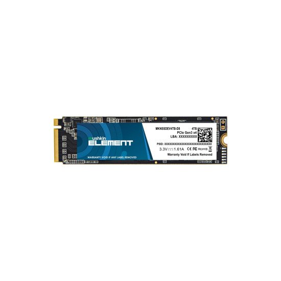 Mushkin Element 512 Go M.2 PCI Express 3.0 NVMe 3D NAND