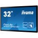 iiyama ProLite TF3215MC-B2 écran PC 80 cm (31.5") 1920 x 1080 pixels Full HD LED Écran tactile Kiosque Noir